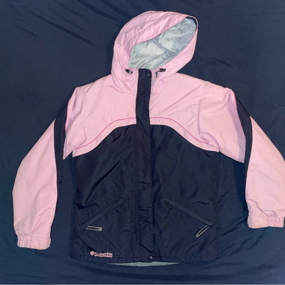 Columbia Pink and Black Snow Jacket